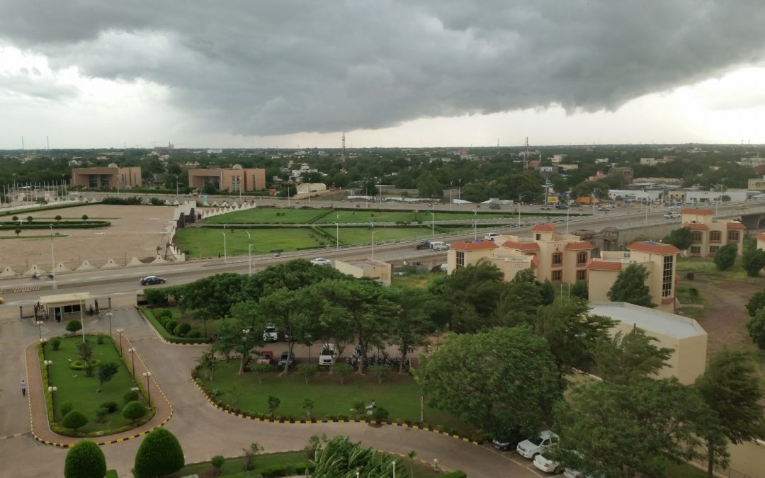 View from the Kempinski Hotel in N'Djamena, the capital city of Chad (Wikimedia Commons)