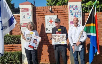 SAZF Press Release : South Africans Confront Red Cross in Pretoria Over Inaction on Gaza Hostages
